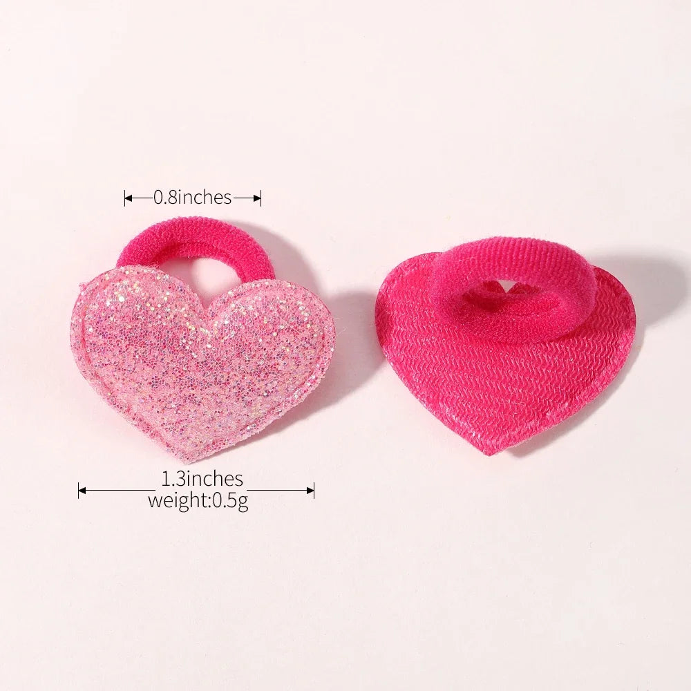 Kids Plush Ball Hair Bands Soft Comfortable Scrunchies - Smarsty