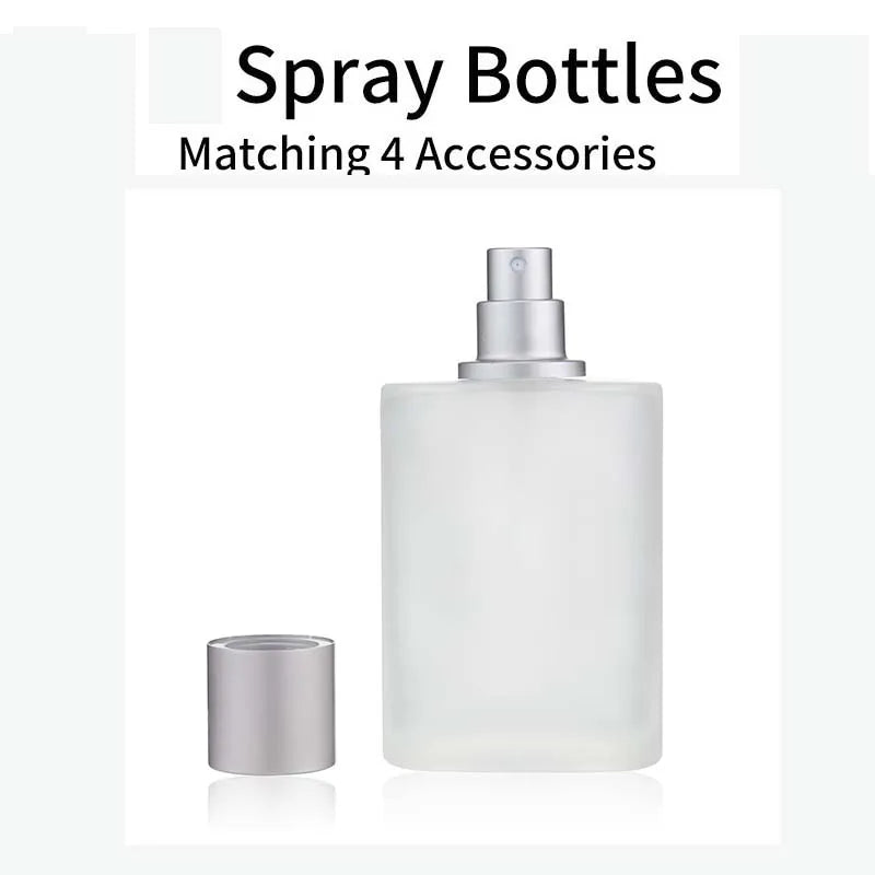 Frosted Glass Spray Bottles Refillable Perfume Atomizer - Smarsty