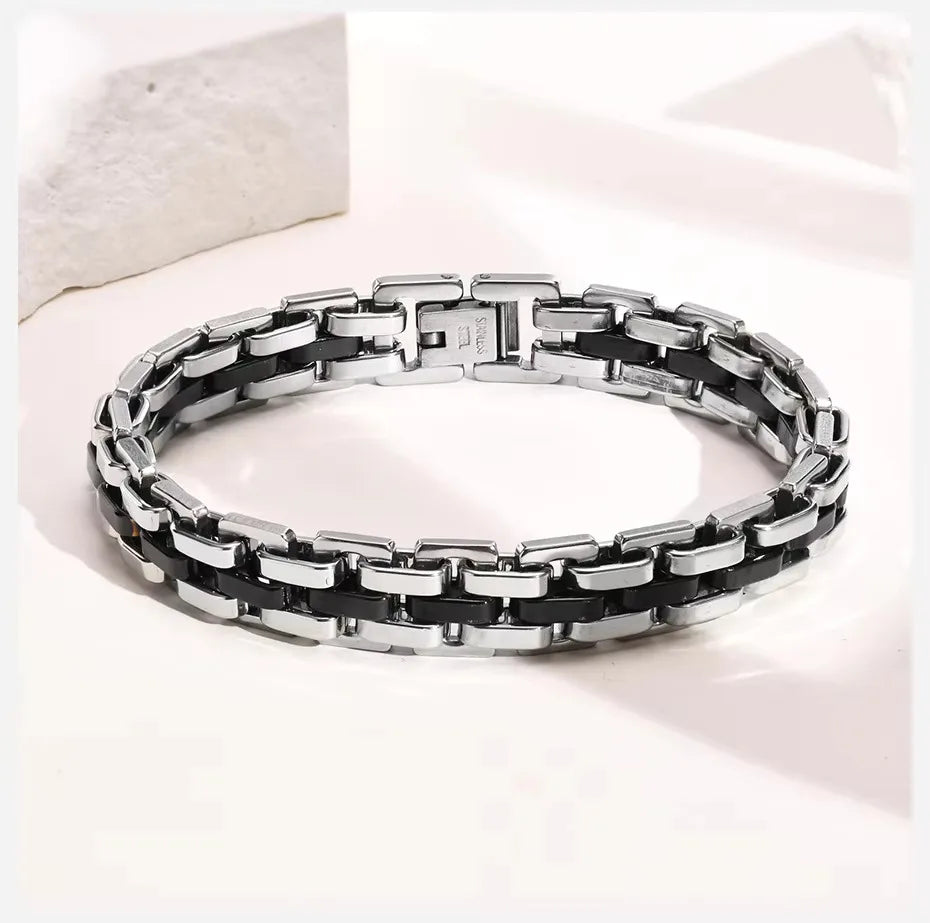Vnox Stainless Steel Chain Bracelet for Men Gift - Smarsty