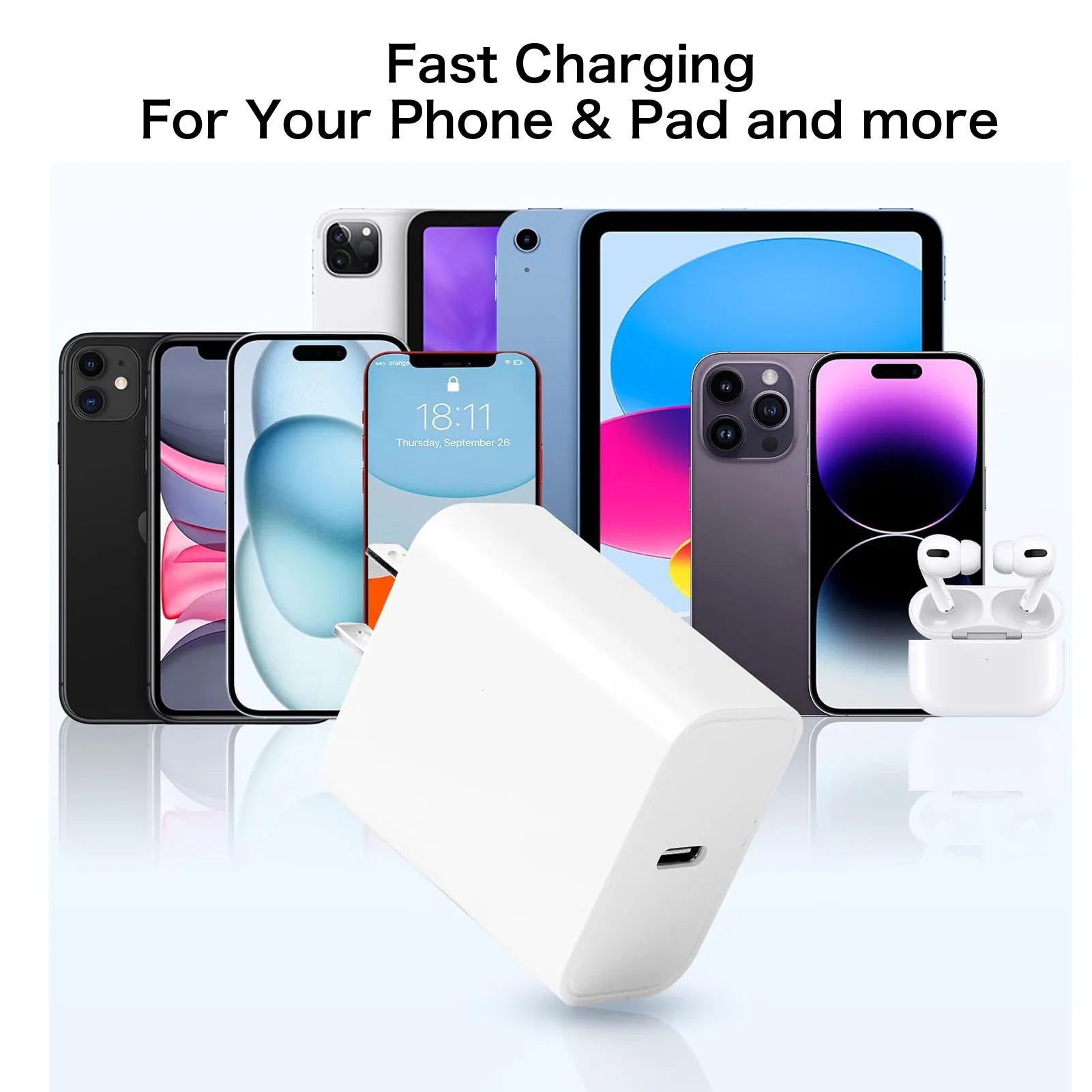 35W Fast Charger For iPhone USB C To Lightning Cable - Smarsty