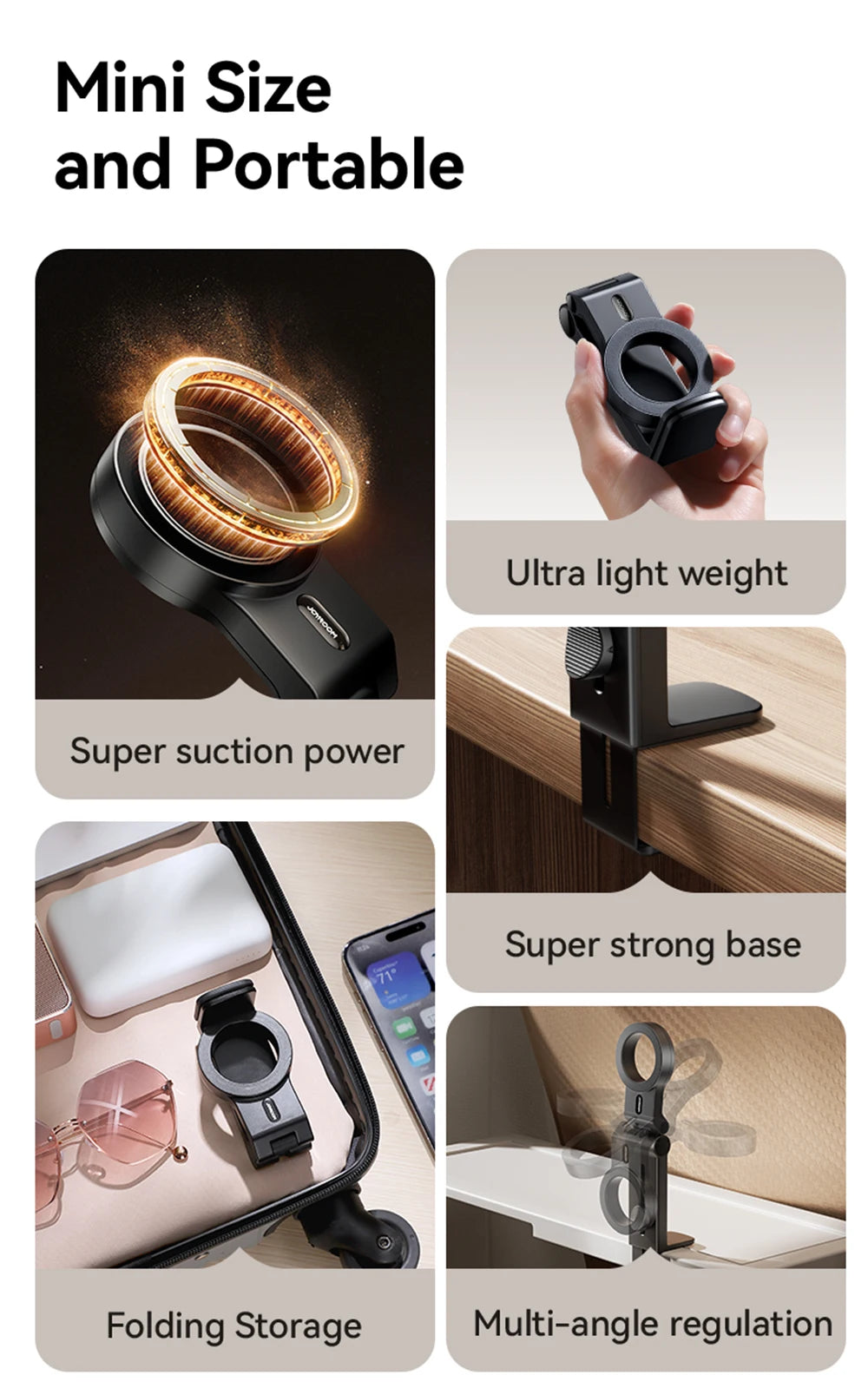 Magnetic Airplane Phone Holder With Flexible Rotation - Smarsty