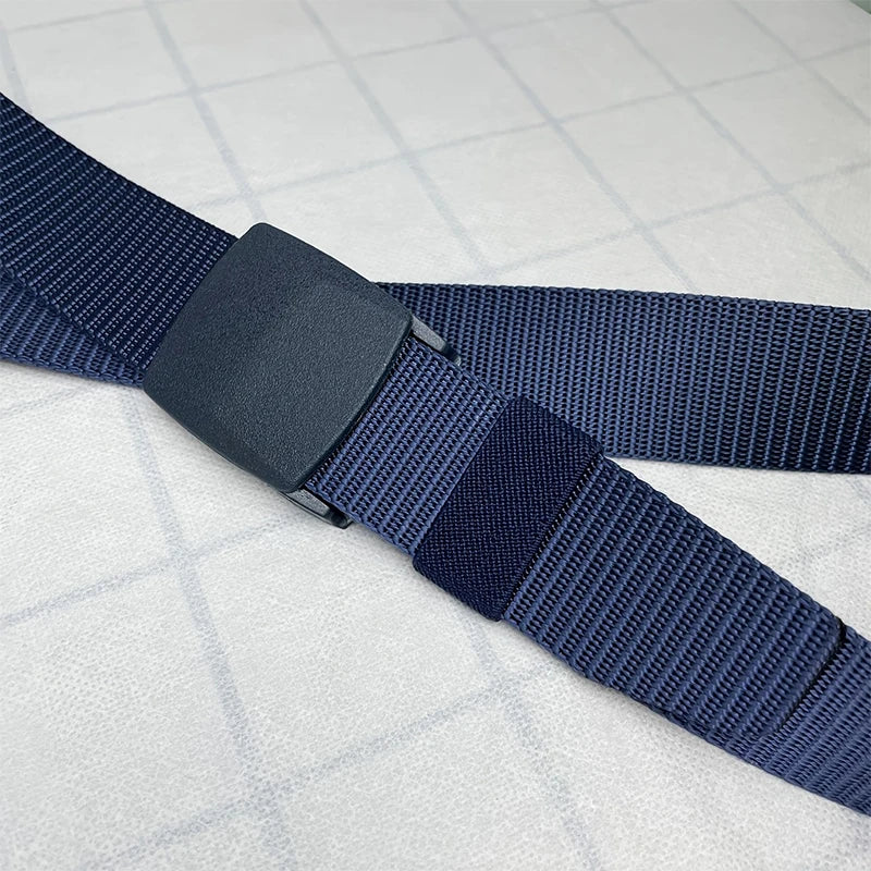 Durable Casual Canvas Belt With Easy Adjust Buckle - Smarsty