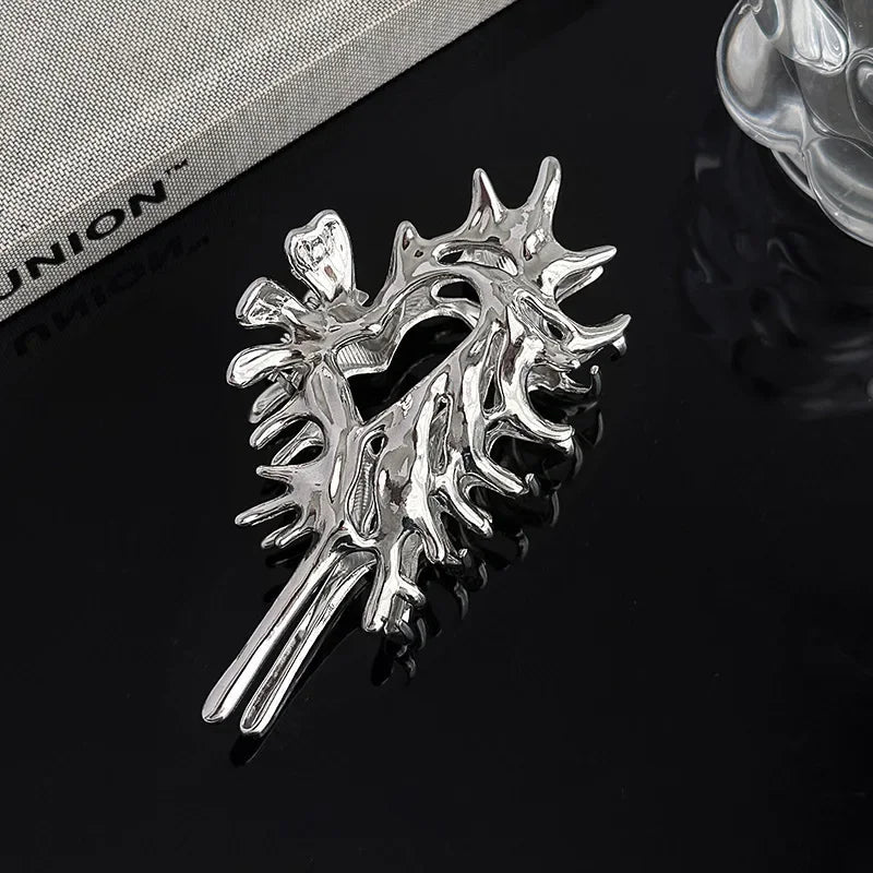 Colorful Conch Shell Hair Claw Clip For Summer Beach - Smarsty