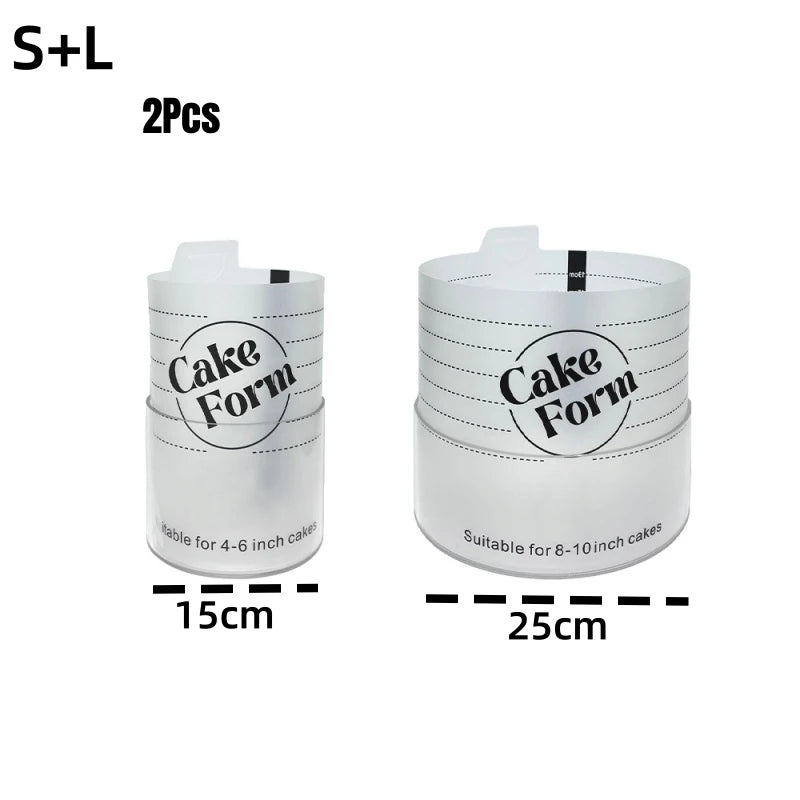 Adjustable Round Cake Ring Mold for Perfect Mousse Desserts - Smarsty