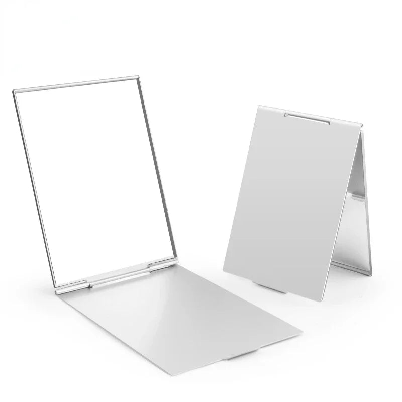 Portable Aluminum Folding Makeup Mirror for Travel - Smarsty