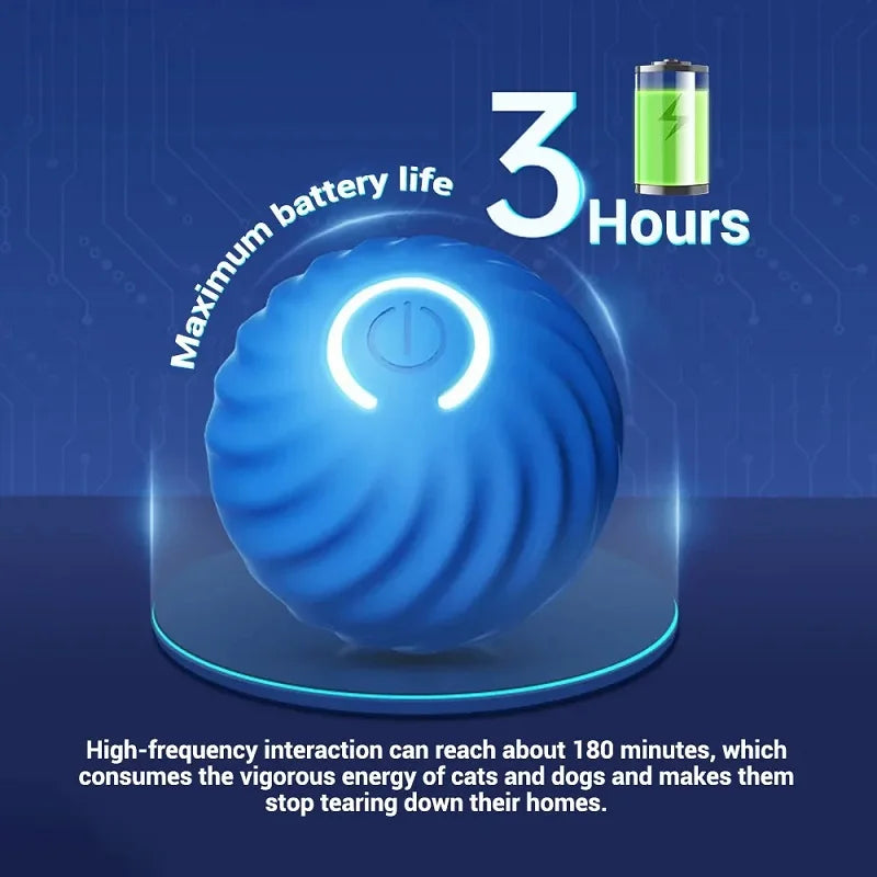 Automatic Moving Dog Toy Ball for Interactive Play - Smarsty