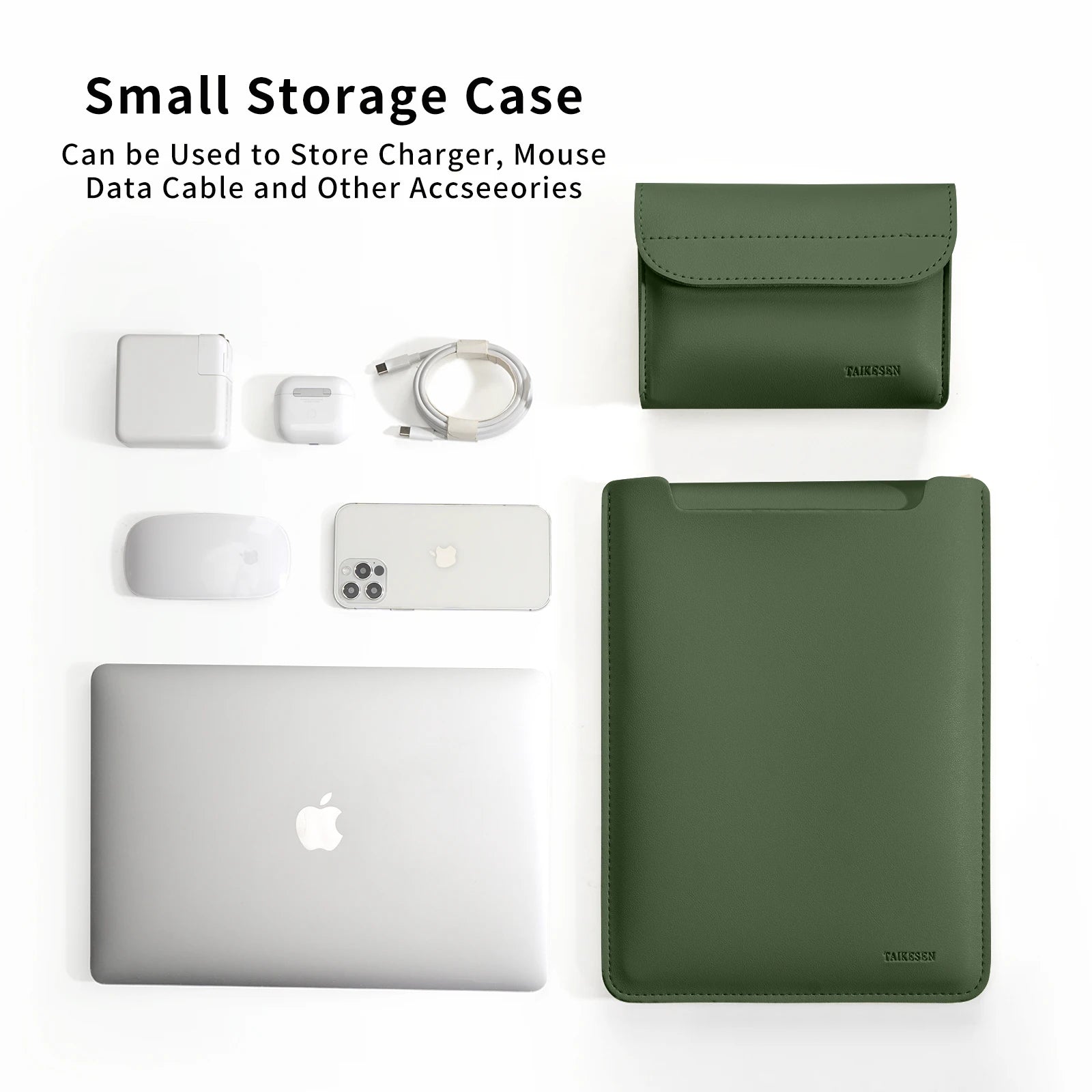 PU Protective Laptop Sleeve for 13 to 16 Inch Laptops