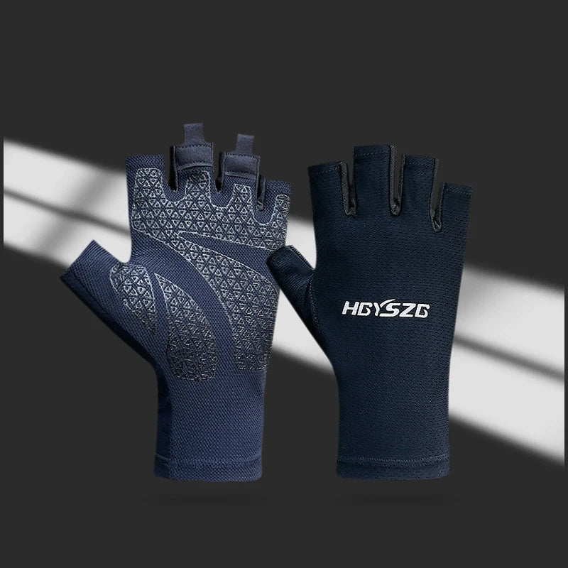 Breathable Non Slip Fingerless Cycling Gloves for Men and Women - Smarsty