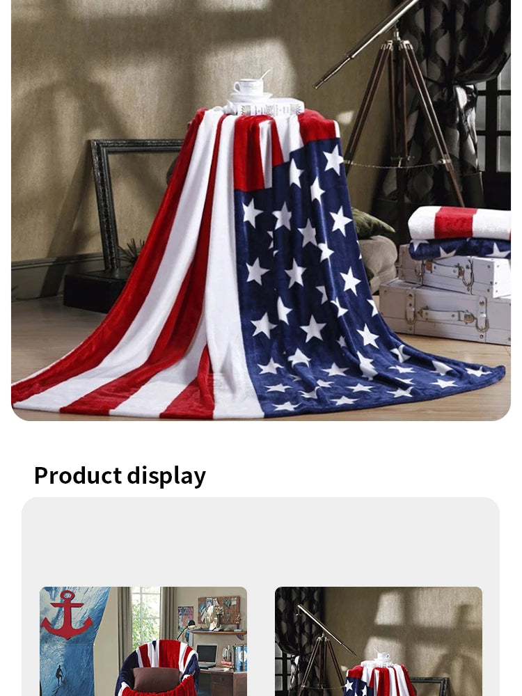 Warm Plush Bed Blanket for Sofas and Travel - Smarsty