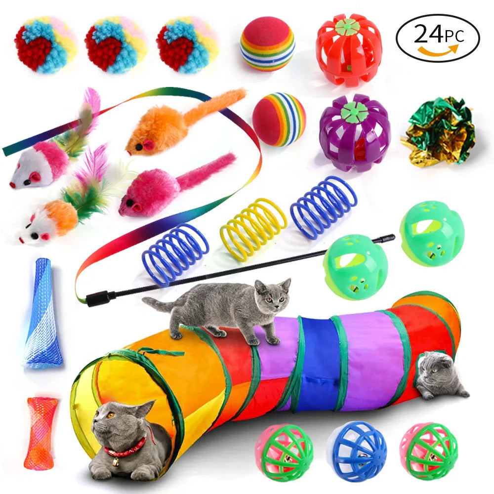 Interactive Cat Toy Combination Set for Fun Play - Smarsty