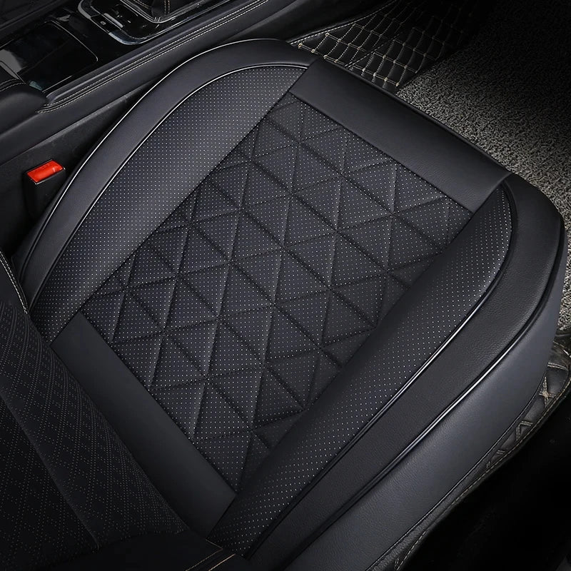 PU Leather Front Car Seat Cover Memory Foam Cushion - Smarsty