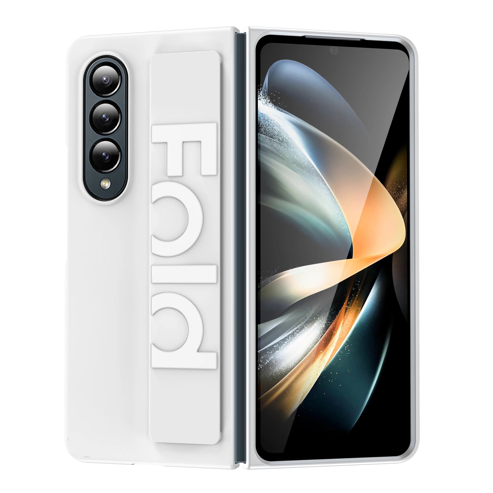 Ultra Thin Matte Galaxy Fold Case With Wrist Strap Pro - Smarsty