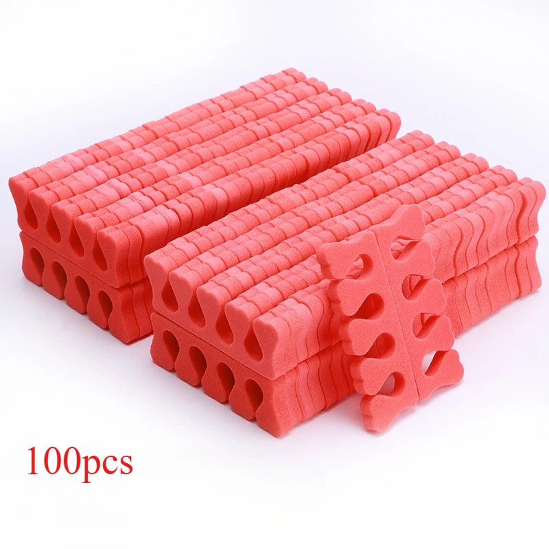 Soft Sponge Nail Art Toe Separators for Perfect Pedicures - Smarsty