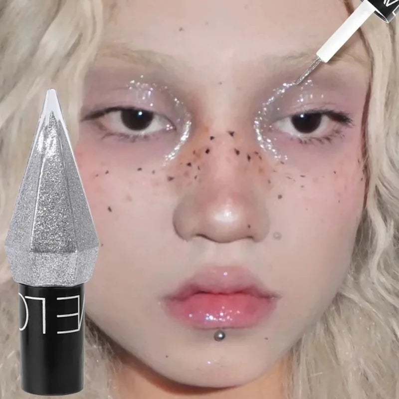 Waterproof Glitter Eyeliner Long Lasting Rose Gold Shine - Smarsty