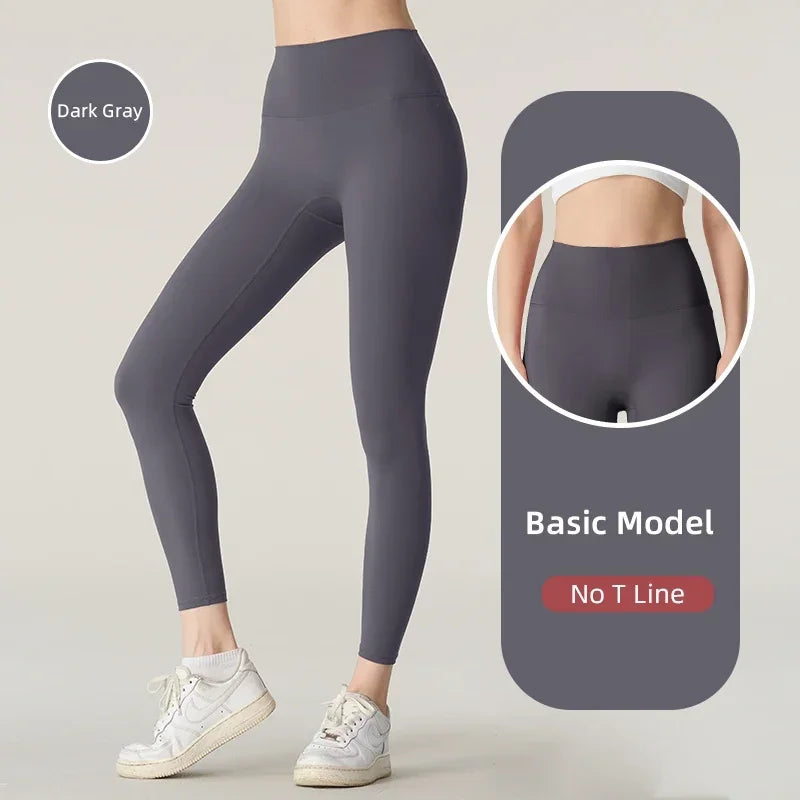 2024 Hot Sale Fitness Lenggings Female Full Length Leggings Running Pants Comfortable And Formfitting Yoga Pants Workout Legging - Smarsty