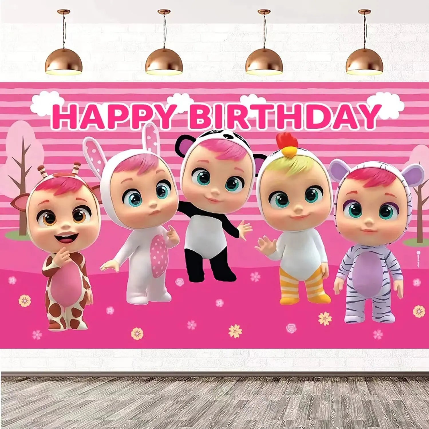 Cry Babies Birthday Party Decorations Tableware Set - Smarsty