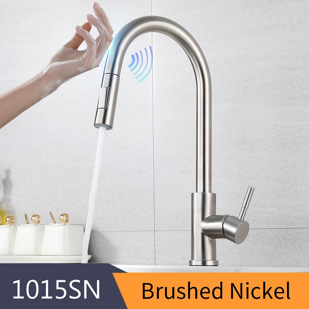 Smart Touch Kitchen Faucet with Sensor Control - Smarsty