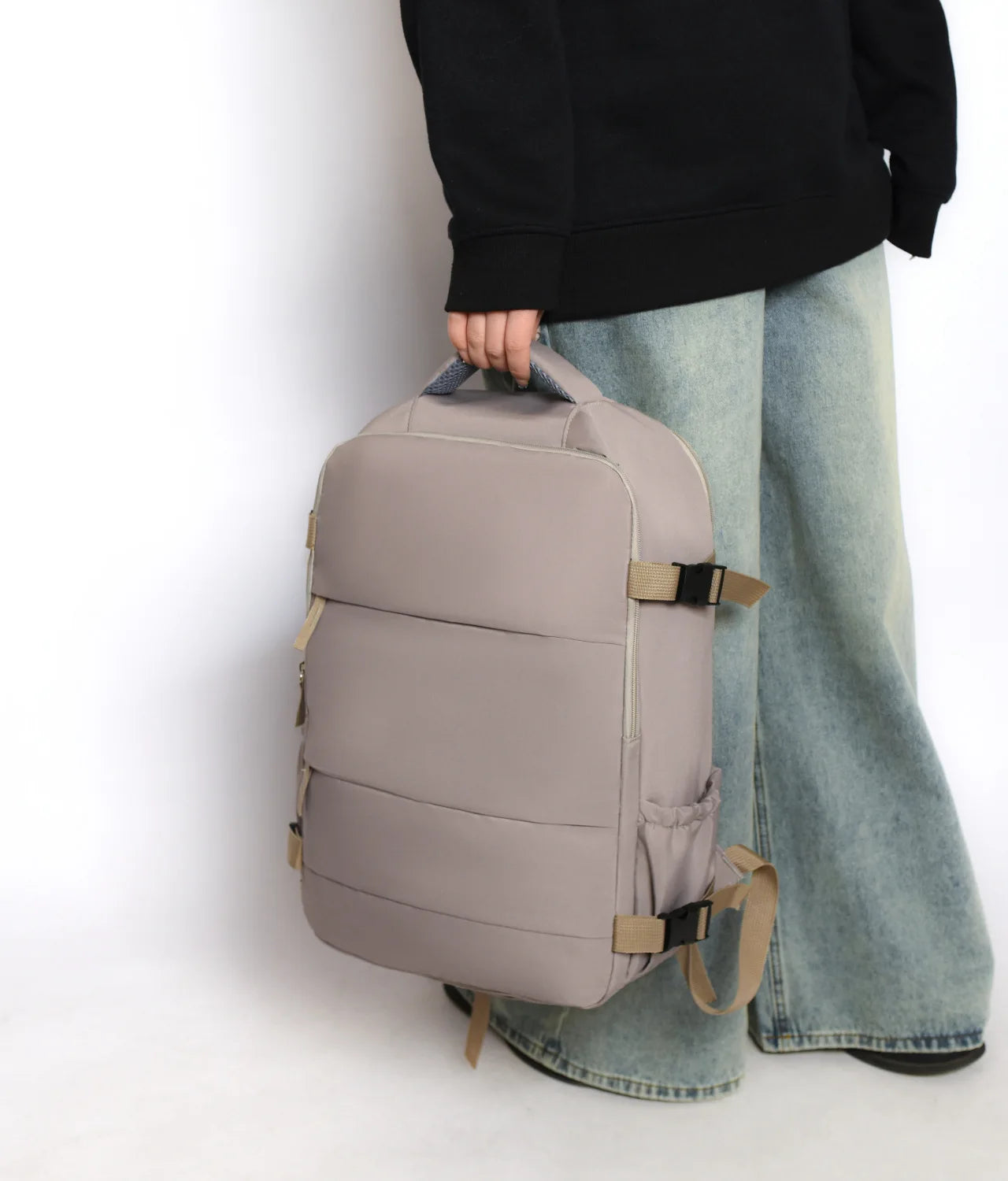 Couples Leisure Lightweight Backpack Travel Backpack Female New Backpack Student Schoolbag Large Capacity Travel Commuter Luggag - Smarsty