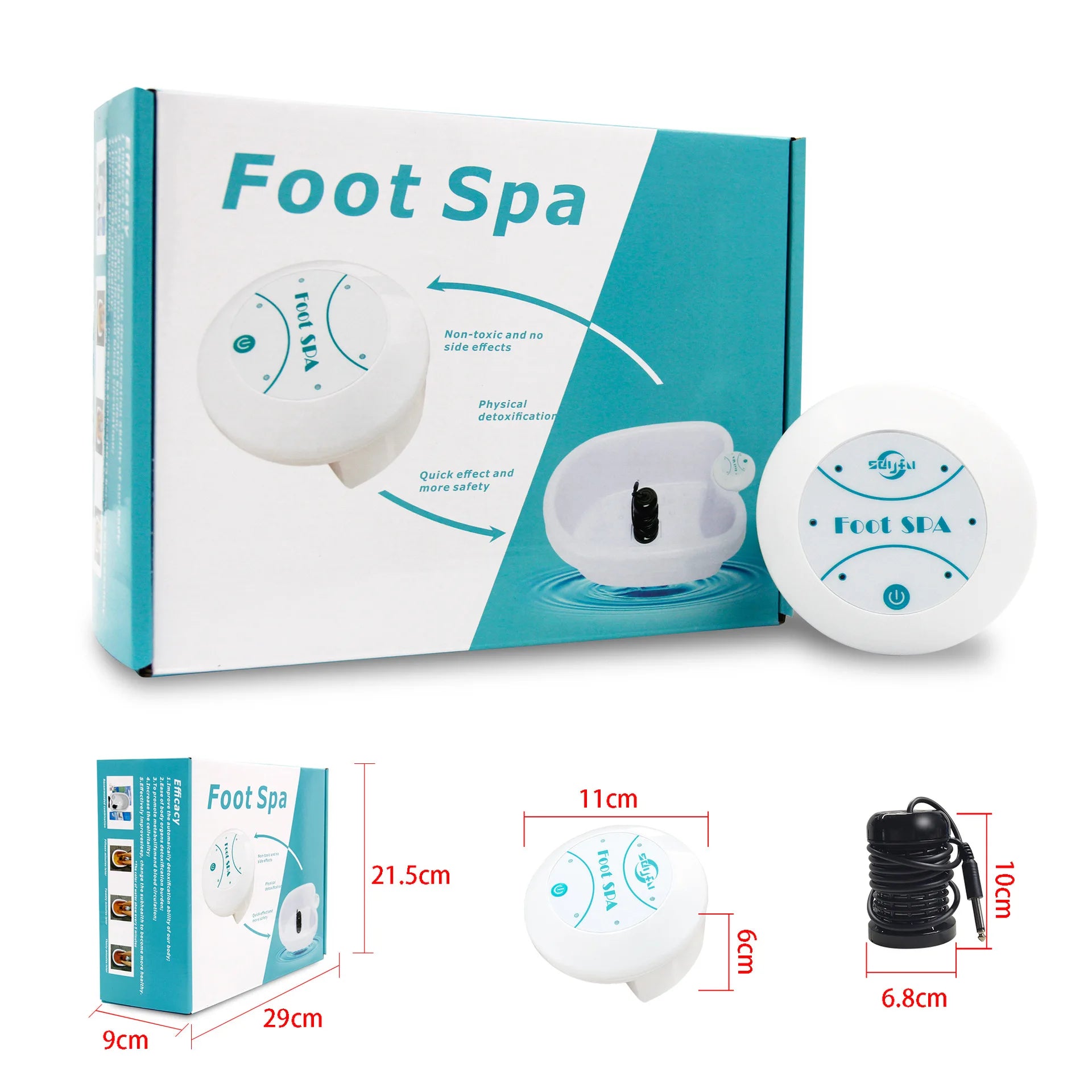 Detox Ion Foot Spa Massager for Ultimate Relaxation - Smarsty