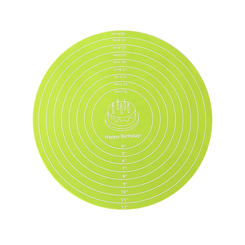 FAIS DU Non-Stick Cake Turntable with Silicone Mat - Smarsty