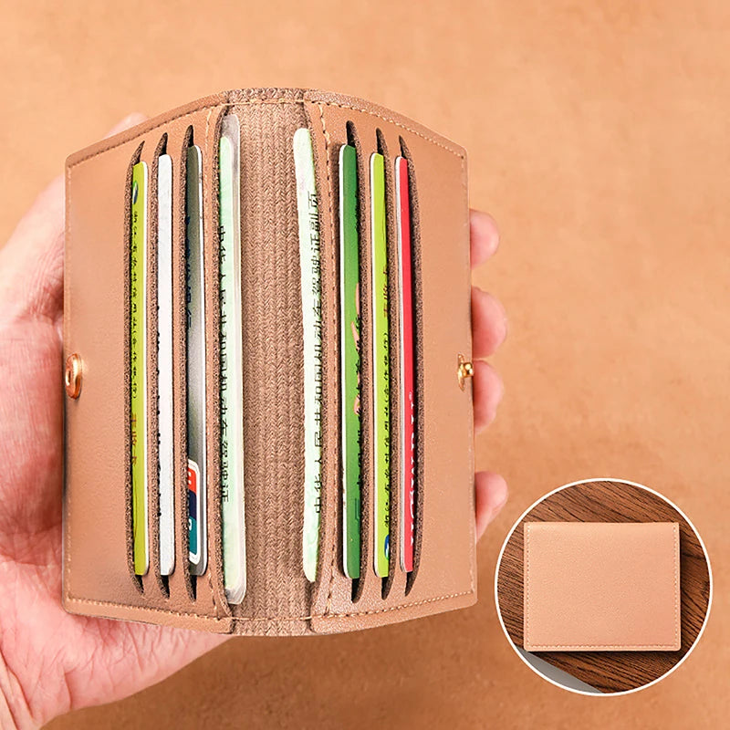 1Pc Card Bag Slim And Compact Bank ID Card Case Driver's License Wallet Simple And Anti Demagnetization Card Holder
