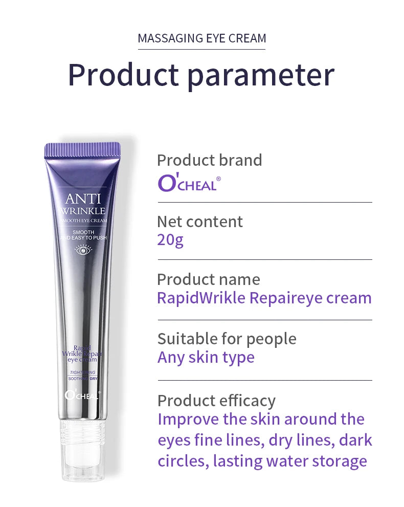 O'CHEAL Anti Aging Eye Cream Roller for Dark Circles - Smarsty