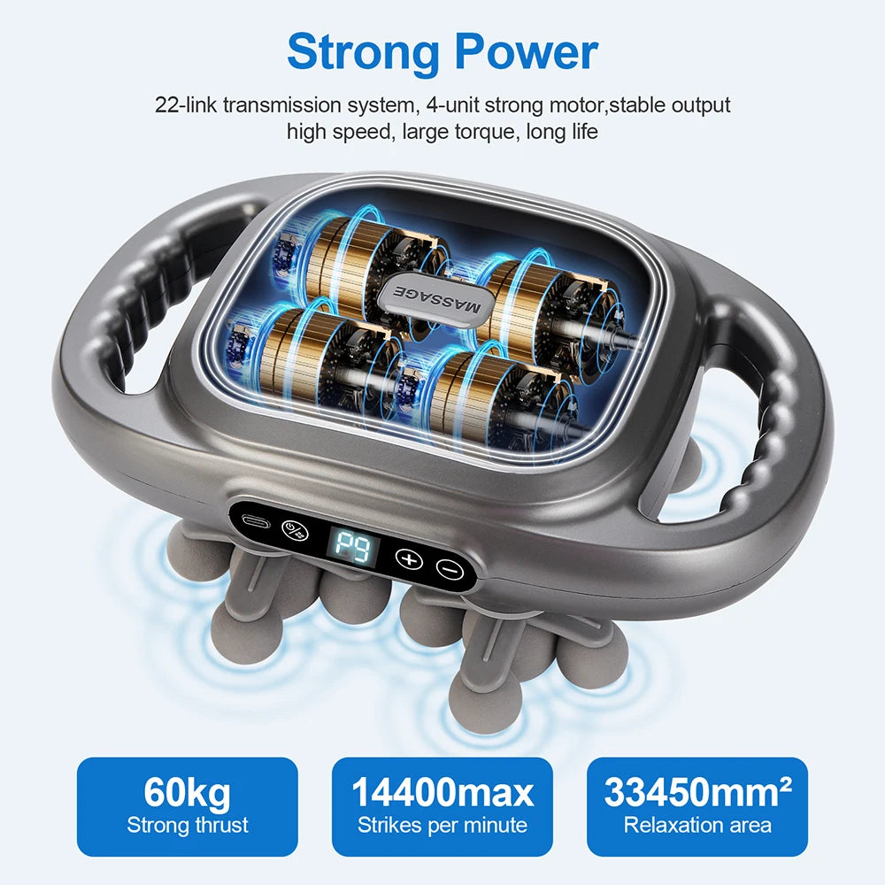 High-Frequency Vibration Body Massage Gun for Muscle Relief - Smarsty