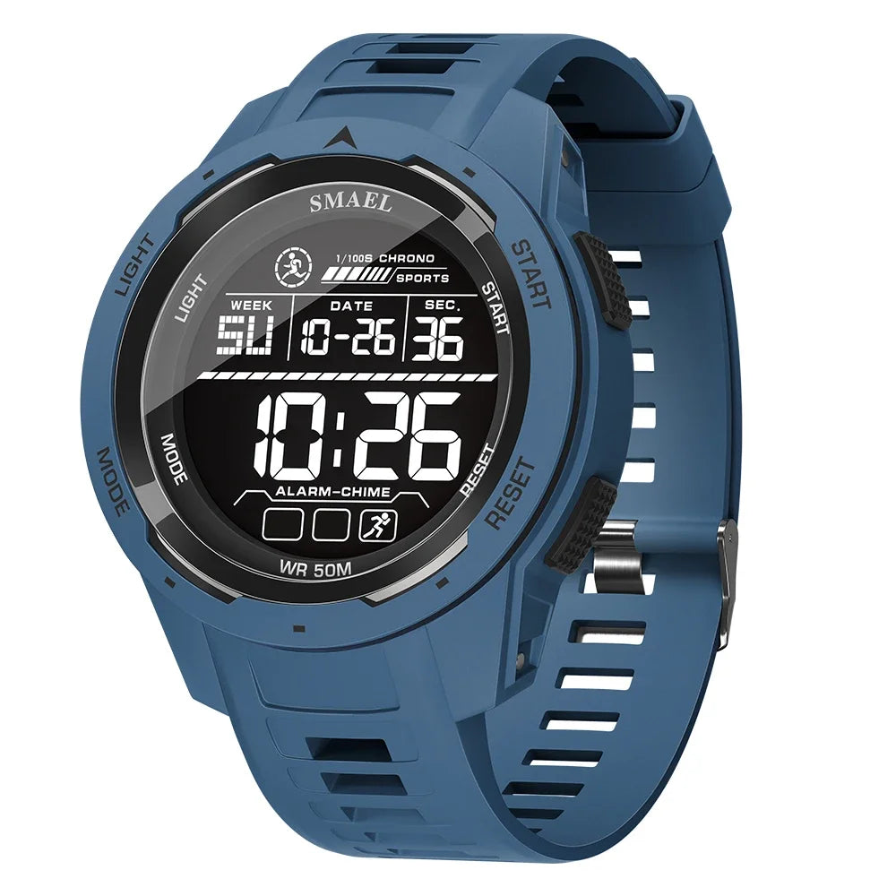 SMAEL 8105 Men’s Digital Sports Watch Waterproof LED Display - Smarsty