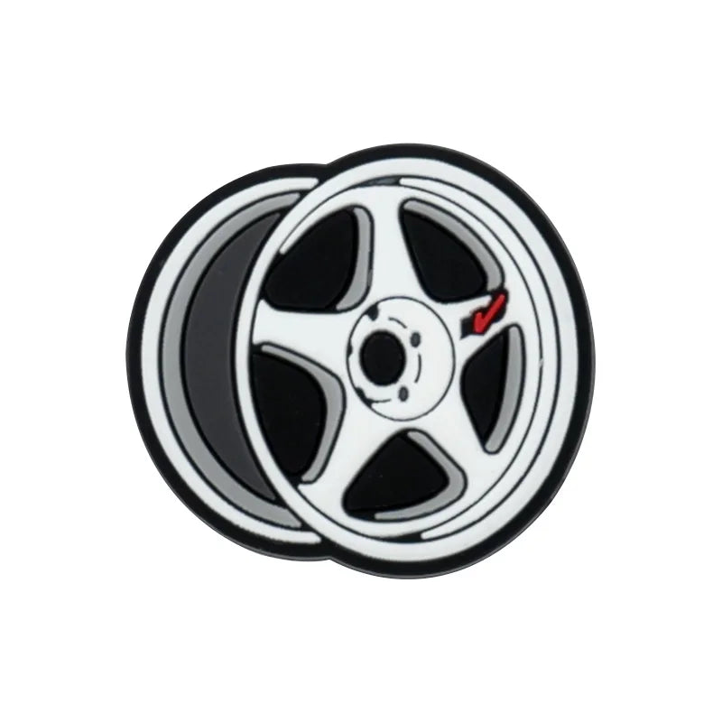 1-20pcs Car Shoe Charms Cool Vehicle Shoe Accessories Cartoon Decorations Pins for Men Boys Kids DIY Clog Buckle Garden Sandal
