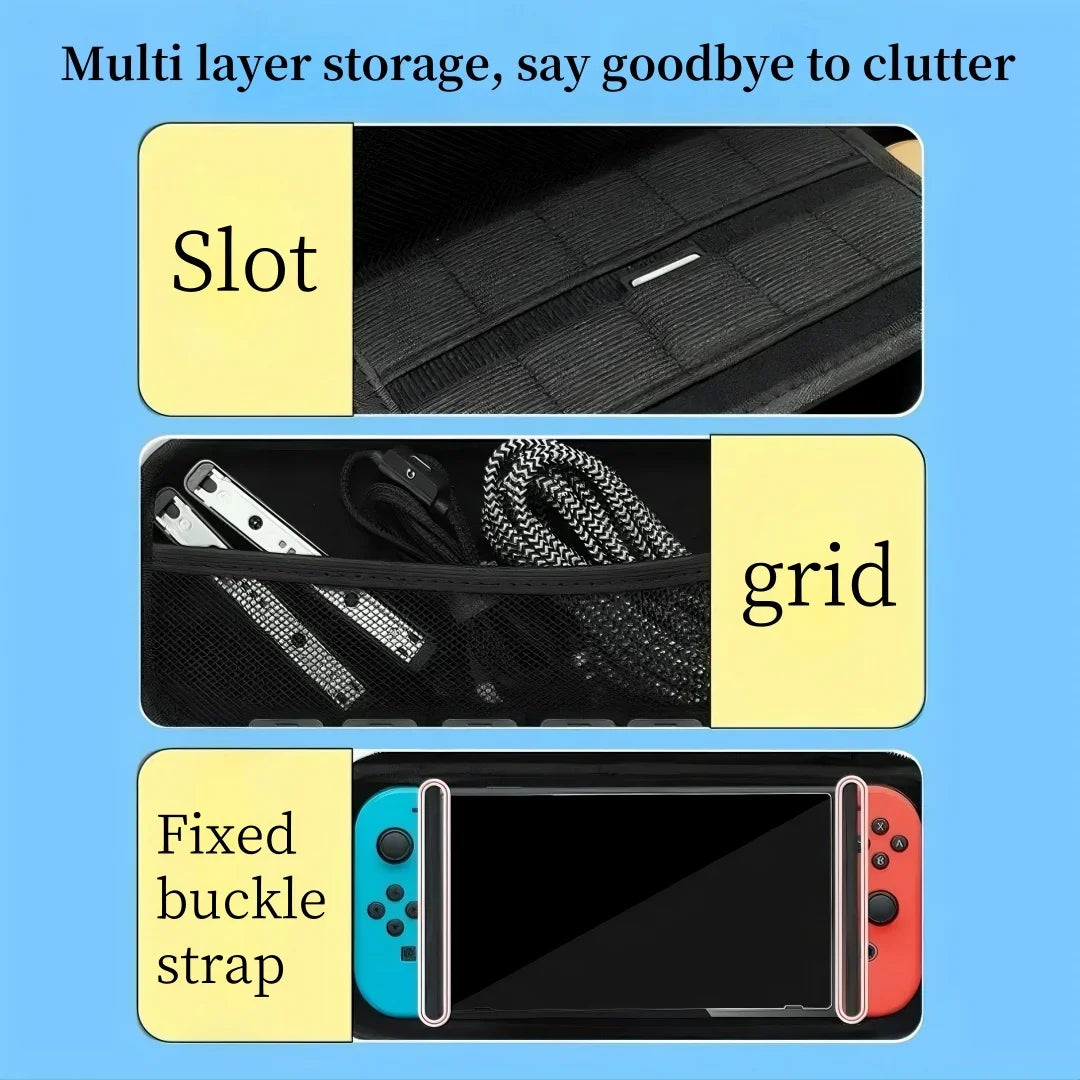 Waterproof Slim Travel Case for Switch 2 Accessories - Smarsty