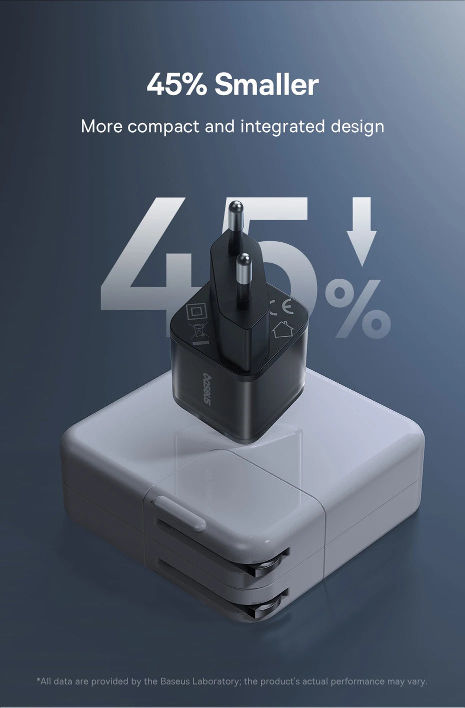 GaN USB C Charger 30W Fast PD PPS CompatibleWith IPhone - Smarsty