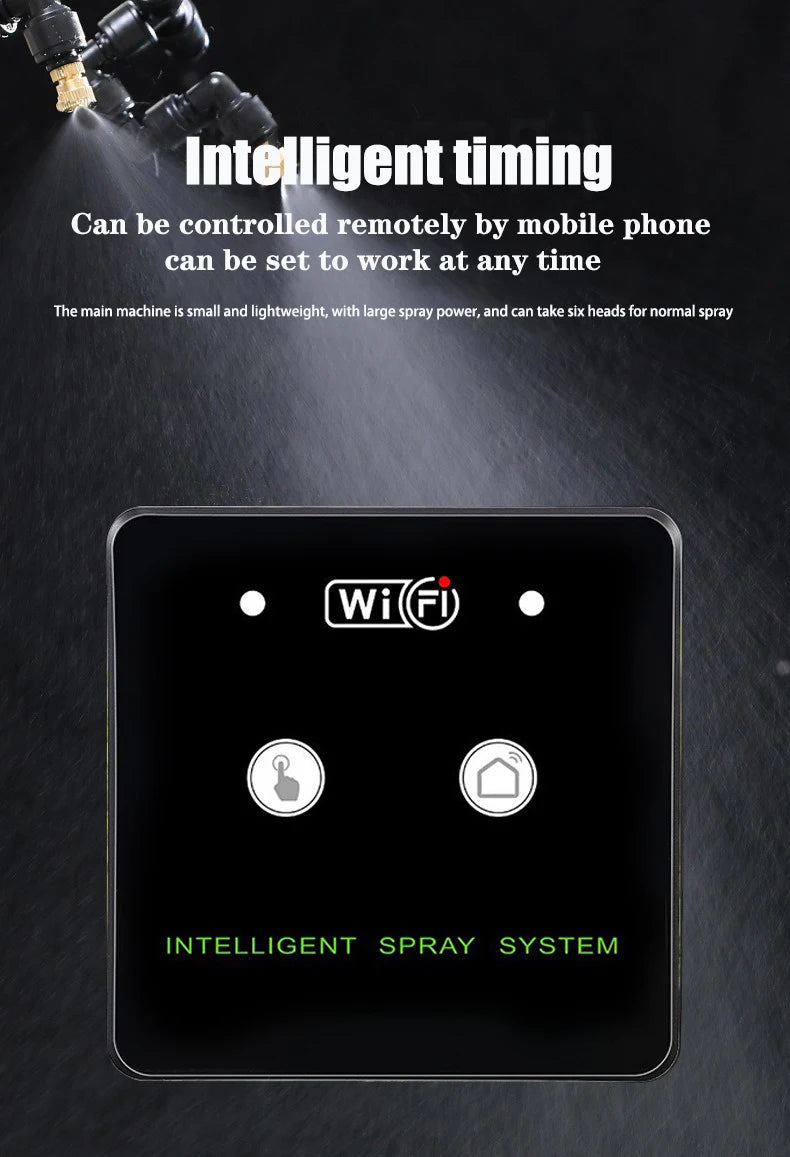 WiFi Controlled Automatic Mist Sprayer Irrigation Kit - Smarsty