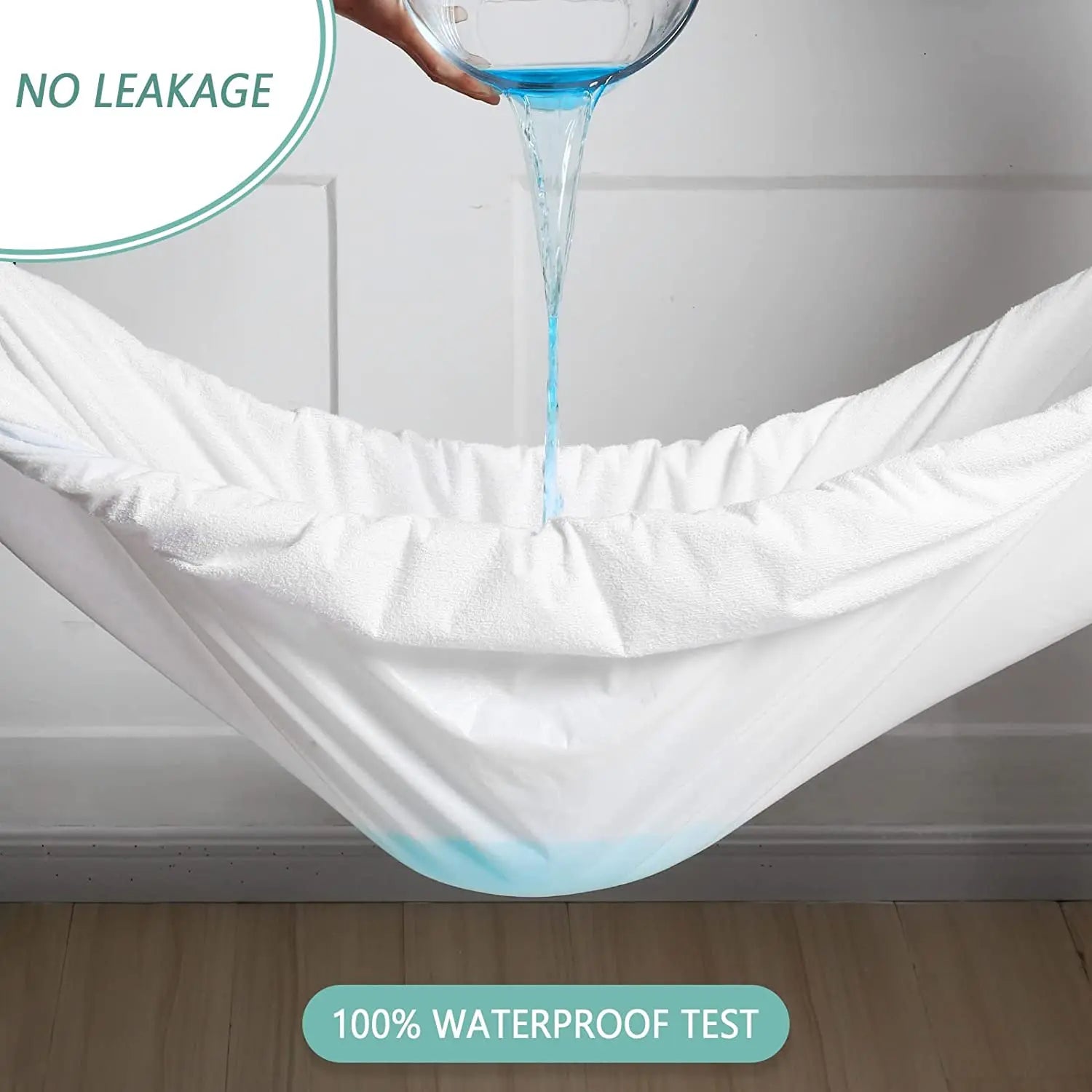 Waterproof Cotton Terry Mattress Cover Sheet Protector - Smarsty