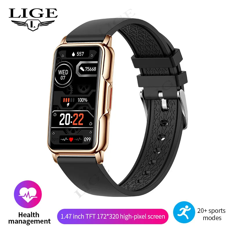 Waterproof Smartwatch for Men and Women with Heart Rate Tracker - Smarsty