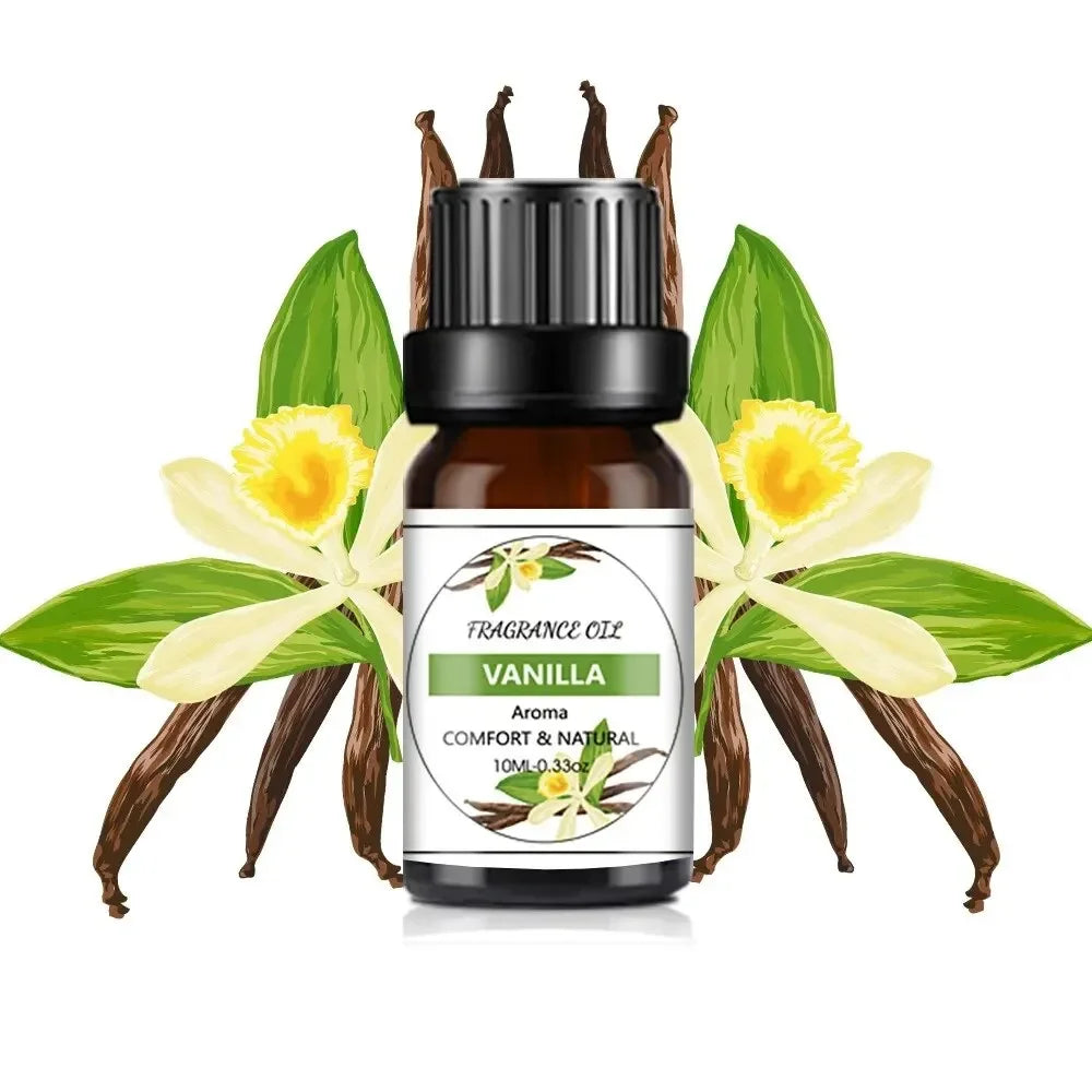 10Ml Essential Oil Fruit Flavor Natural Plant Making Diffuser Essential Oil Mango Pineapple Flavoring Oil for DIY Soap Candles - Smarsty