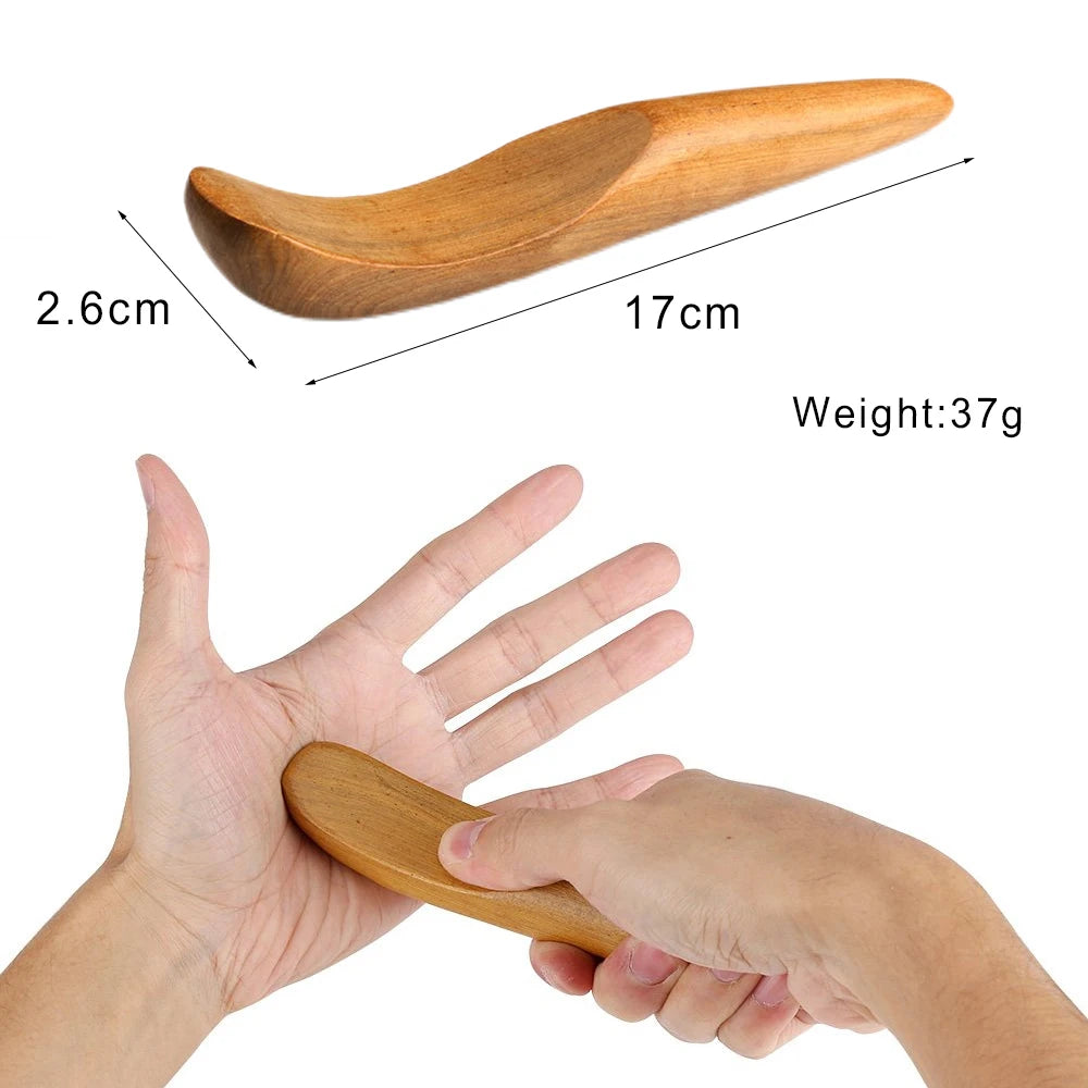 Wooden Lymphatic Drainage Massage Tools for Body Shaping - Smarsty