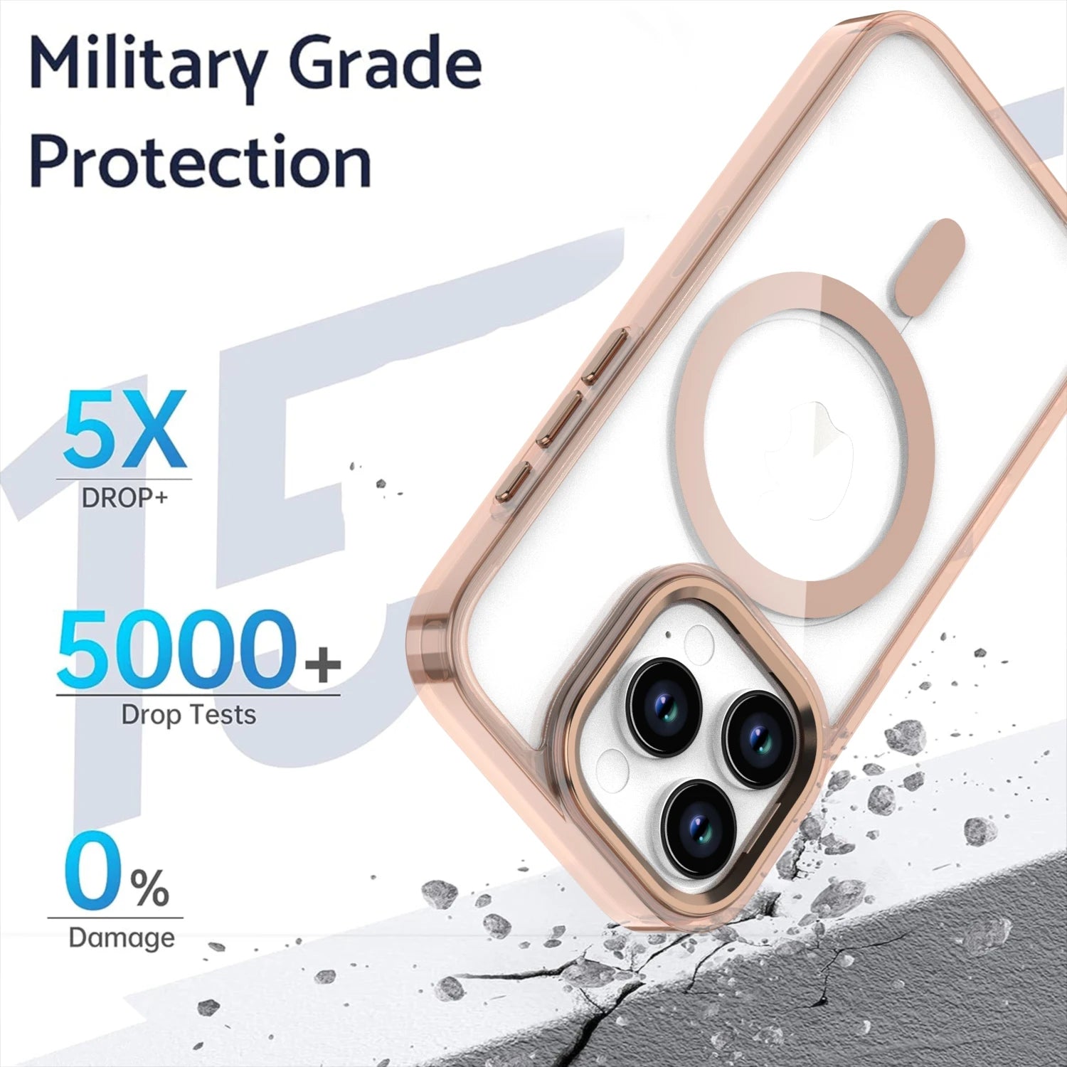 High hardness Magnetic Magsafe Metal Lens Buttons Clear Case For iPhone 16 Pro Max 15 Pro Max 14 Pro 13 12 11 X XS Protect Cover