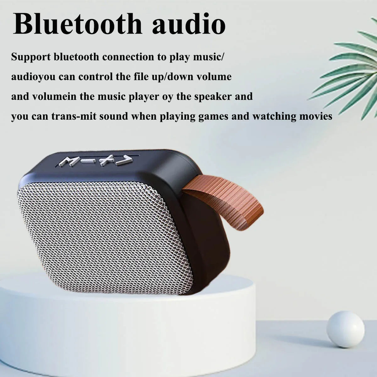 Portable Speakers Outdoor Bluetooth 5.0 Mini Oxford Loudspeaker Wireless Column 3D Stereo Music Player Surround Hifi sound Box - Smarsty