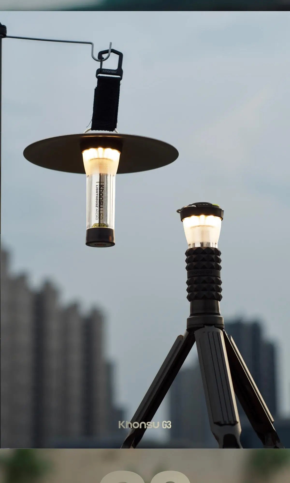 3000mah GZ Lighthouse camping light Super Long Battery Life LED Camping Tent Hiking Atmosphere Lamp Tower Flashlight