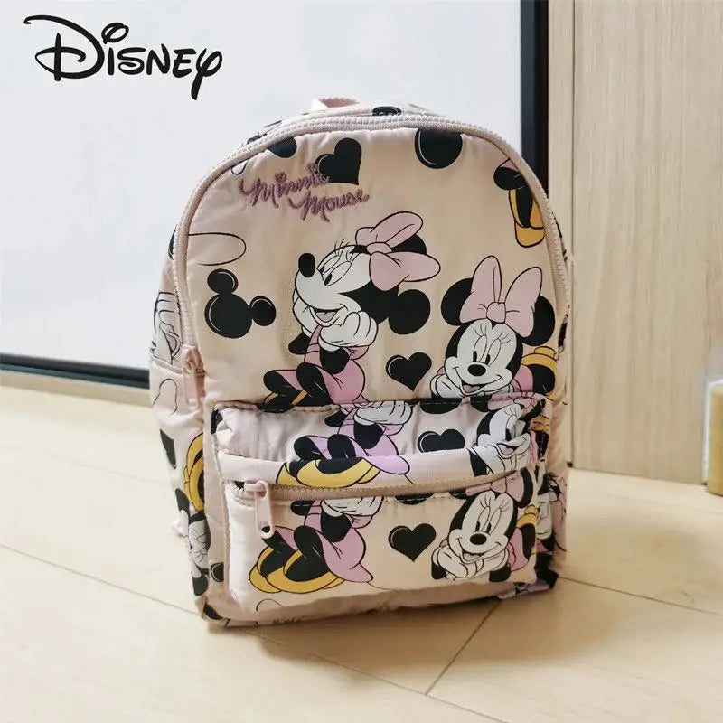 Mickey Mouse Canvas Backpack Large Capacity School Bag - Smarsty