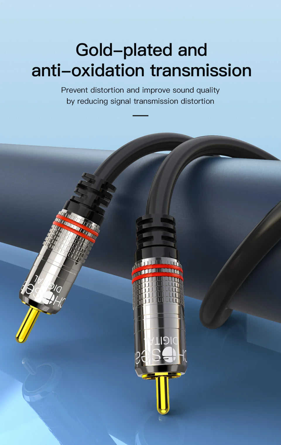 Choseal Coaxial Digital Audio Cable for HiFi Home Theater - Smarsty