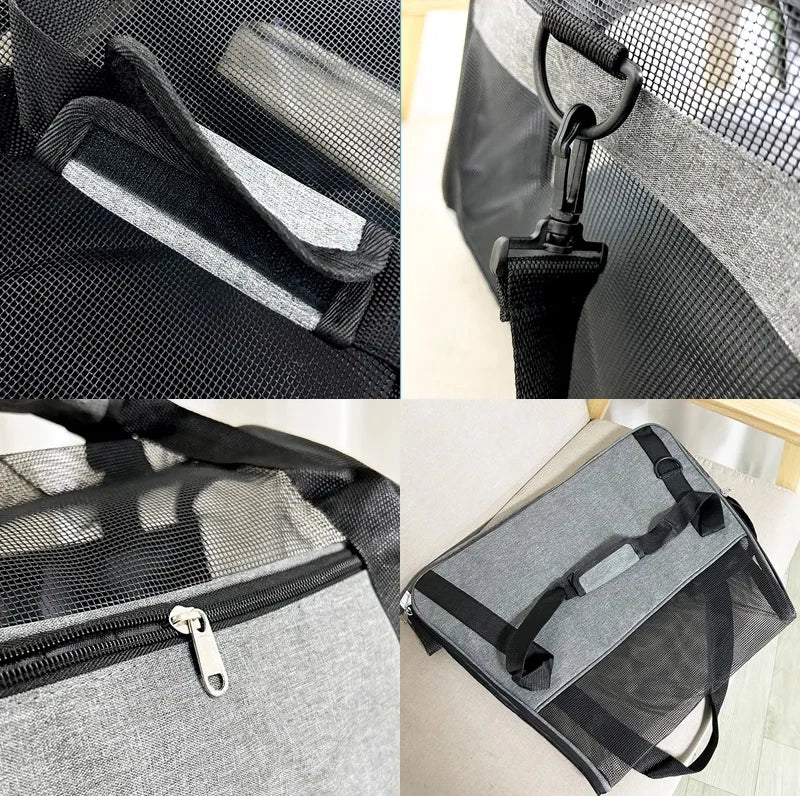 Breathable Portable Dog Carrier Bag for Travel - Smarsty