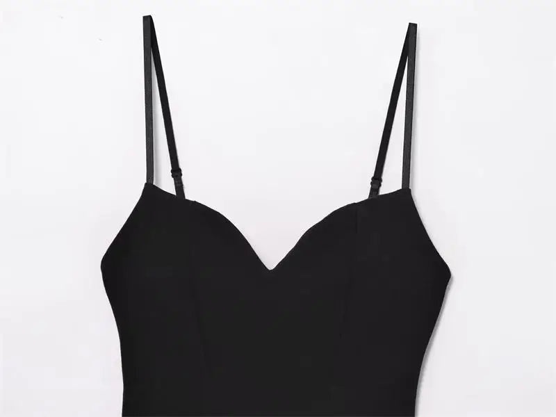 Dresses Summer Women's 2025 New Chic Slim Tube Top Elegant Mini Camisole Women's Dress Street Fashion Youth Holiday Dress - Smarsty