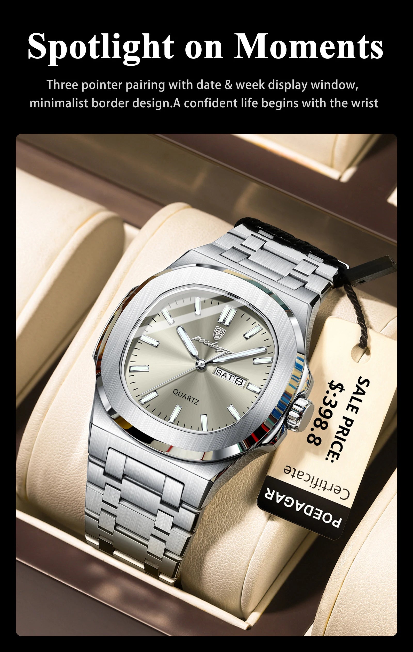 Luxury Waterproof Military Men's Watch with Luminous Feature - Smarsty