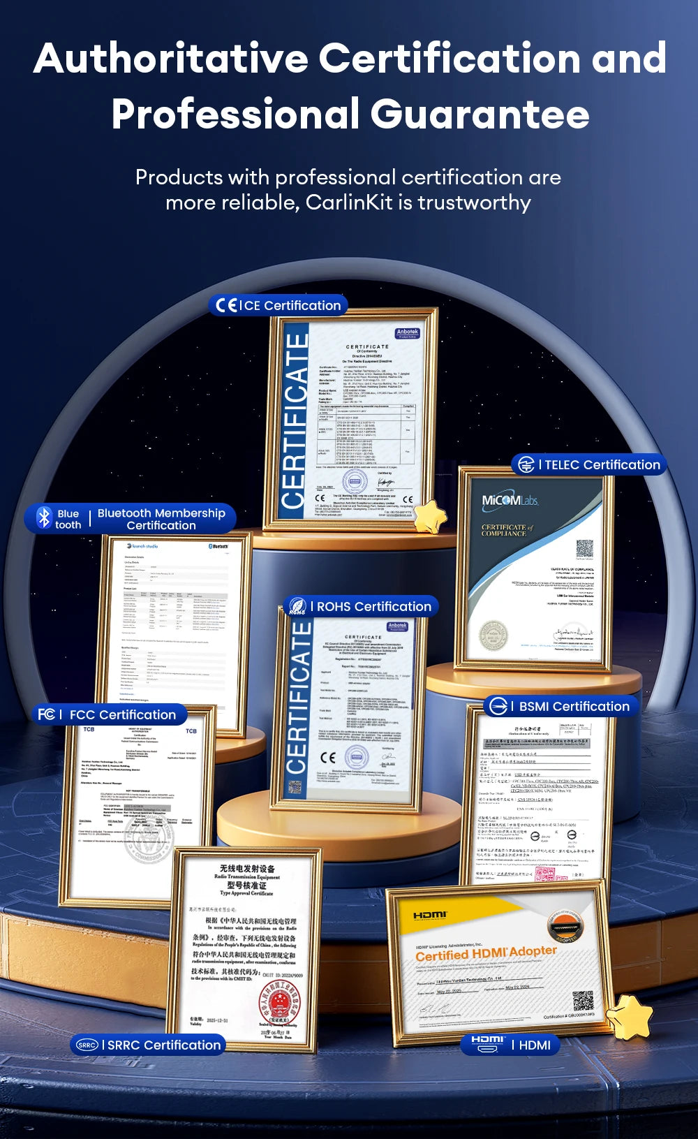 Mini Ultra 3 CarlinKit 5.0 Wireless Adapter Wireless CarPlay Android Auto For OEM Car Plug & Play WiFi Bluetooth Auto Connection