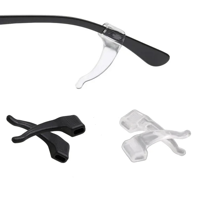 2/40pcs Silicone Ear Hook Anti-slip Glasses Leg Ear Sleeve Bracket Fastener Sunglasses Accessories Grip Anti-fall Eyewear Holder - Smarsty