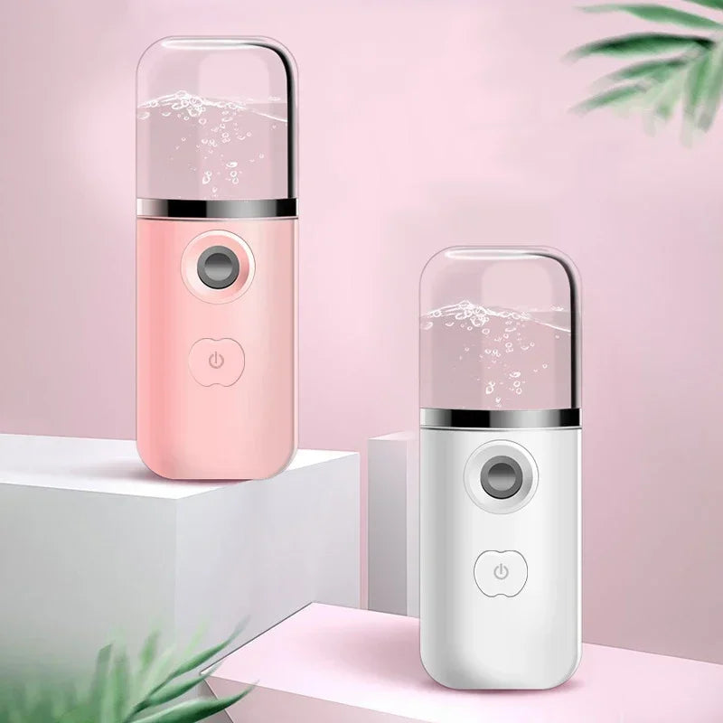 Mini Portable Humidifier Nano Mister Facial Steamer for Hydrated Skin - Smarsty