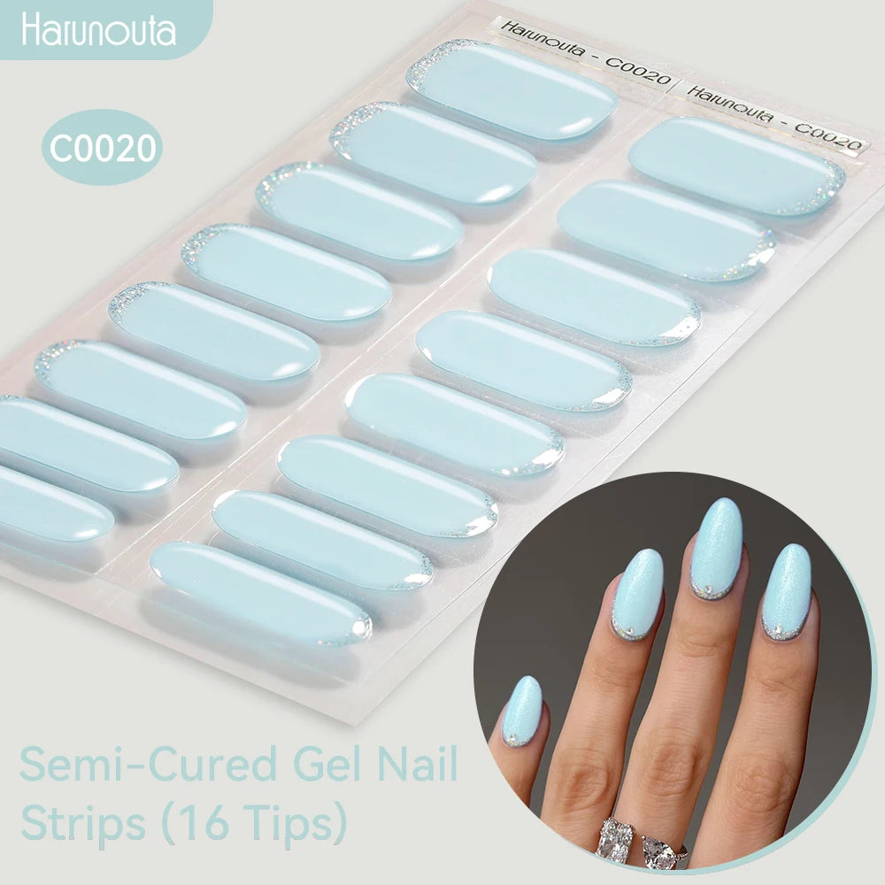 Gradient Auroras Gel Nail Strips for Easy DIY Manicure - Smarsty