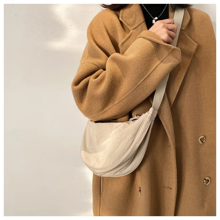 Casual Nylon Crossbody Bag for Women Large Capacity - Smarsty