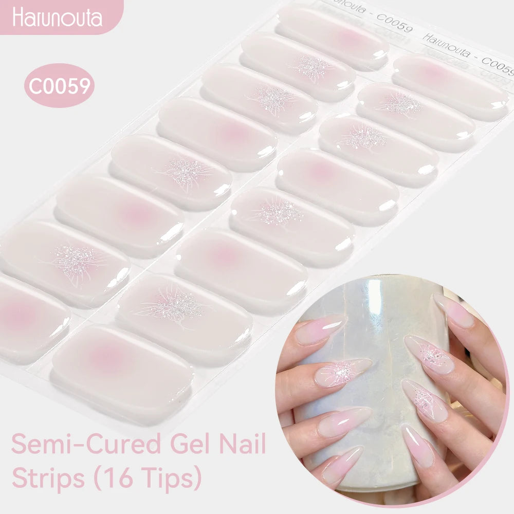 Gradient Auroras Gel Nail Strips for Easy DIY Manicure - Smarsty